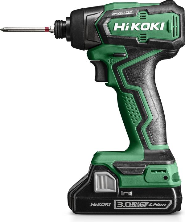 Actual product image Hikoki IMPACT DRIVER 18V-WH18DD WQZ 140Nm 2x3.0Ah HITSYSTEM (Rechargeable battery operated)
