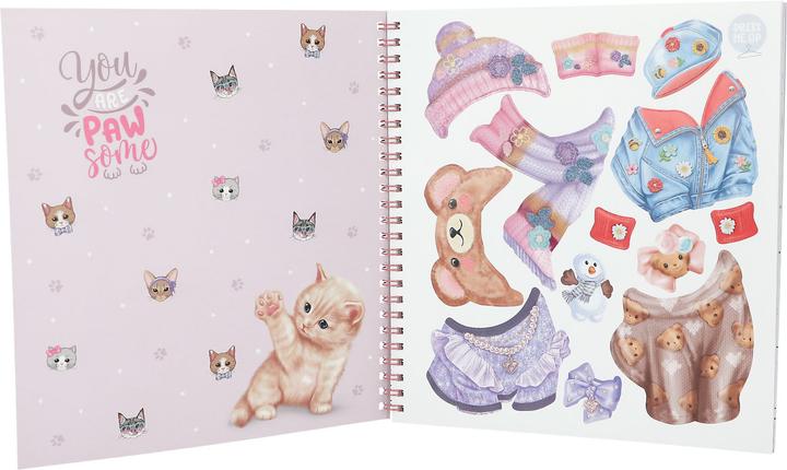 Actual product image Magni Depesche TOPModel colouring book Create your TOPModel Kitty 1,5x20,2x22,2cm