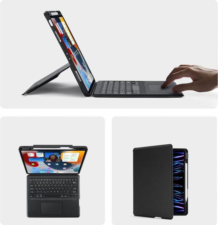 Image du produit Dux Ducis Étui pour clavier de la série DK (US, iPad Pro 12.9 2020 (4. Gen), iPad Pro 12.9 2021 (5ème génération), iPad Pro 12.9 2022 (6e génération))