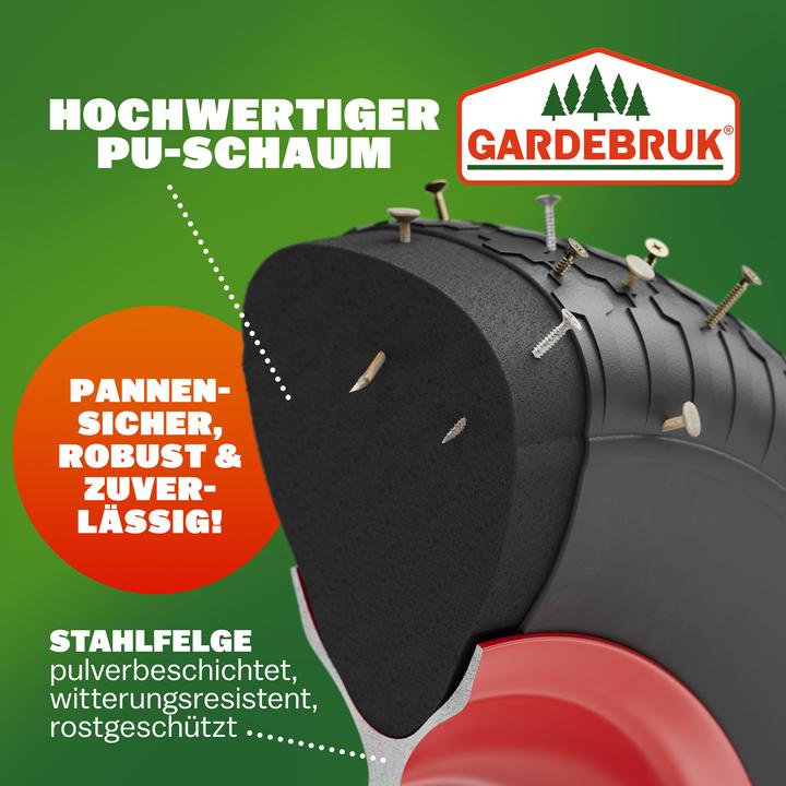 Actual product image Gardebruk PU Wheelbarrow Wheel