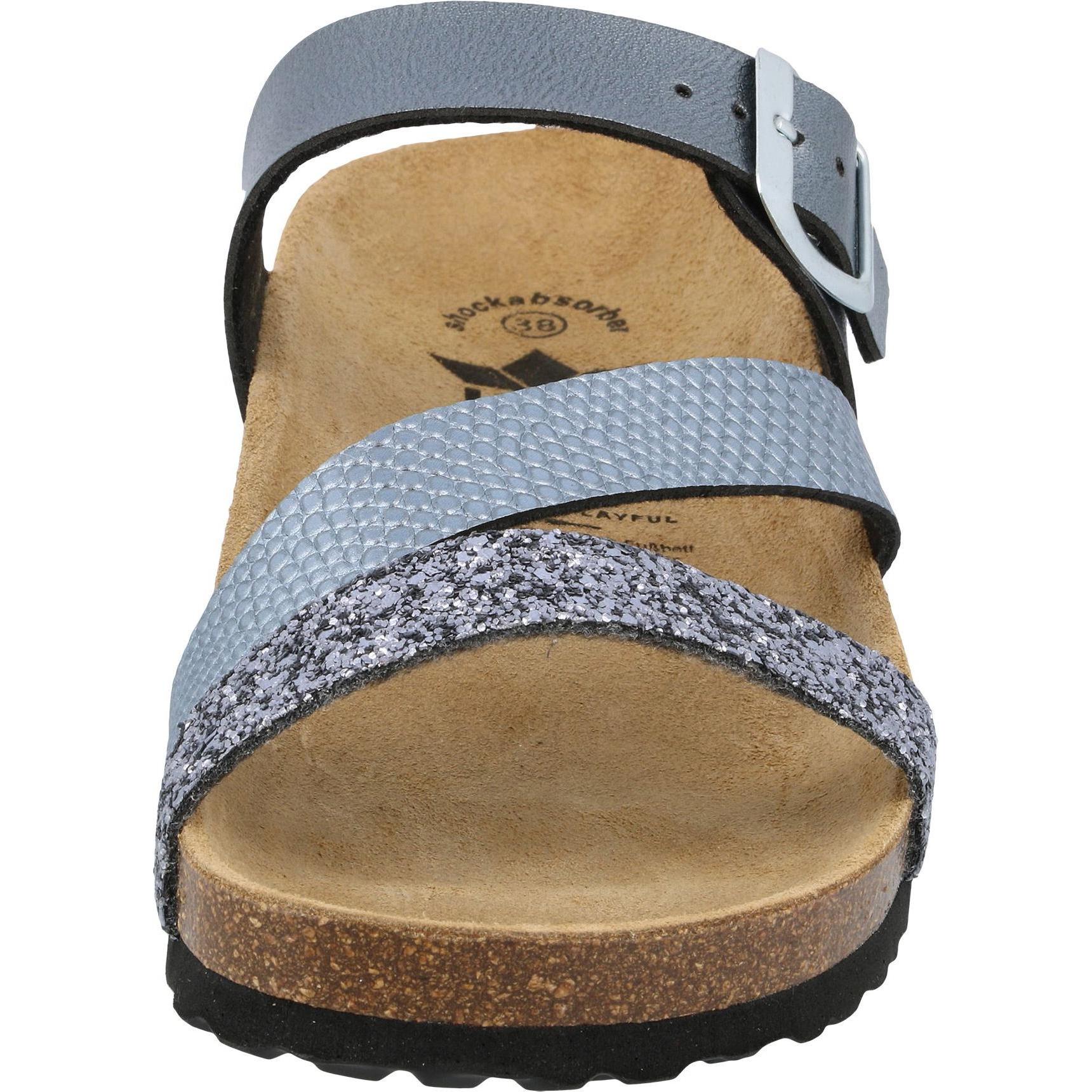 Thumbnail - Lico, Damen, Hausschuhe, Natural Glitter, Grau, (39)