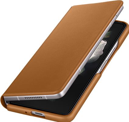 Produktbild Samsung Leather Flip Cover (Samsung Galaxy Z Fold3)