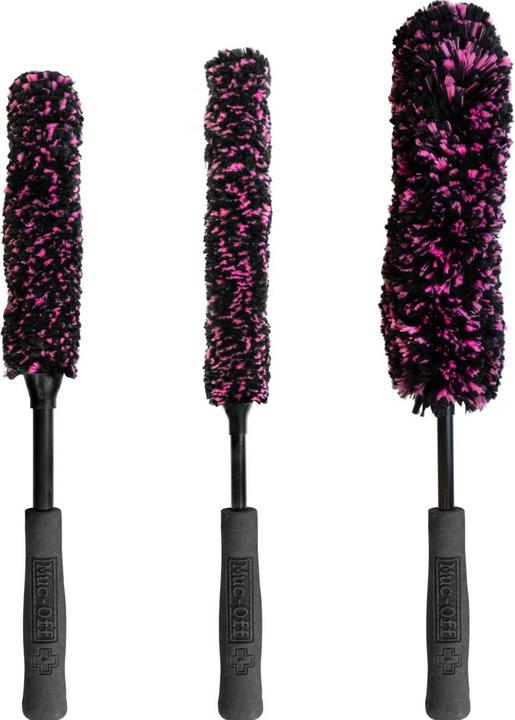 Muc-Off Microfibre Brush Kit (set of 3) (Borstel)
