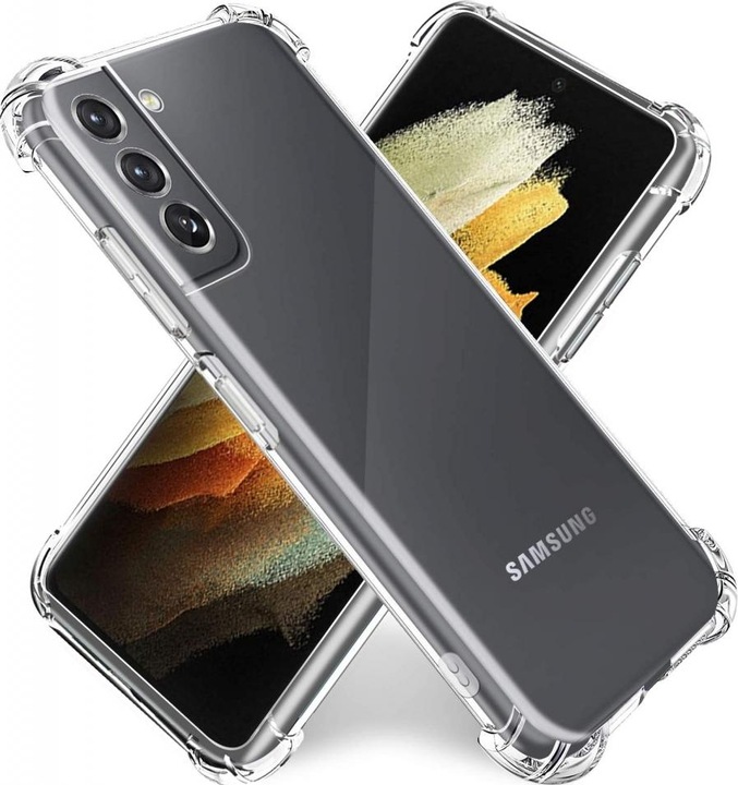 Immagine prodotto Screenguard Samsung Galaxy S21 Custodia Crystal Soft Airbag Bumper (Samsung Galaxy S21)