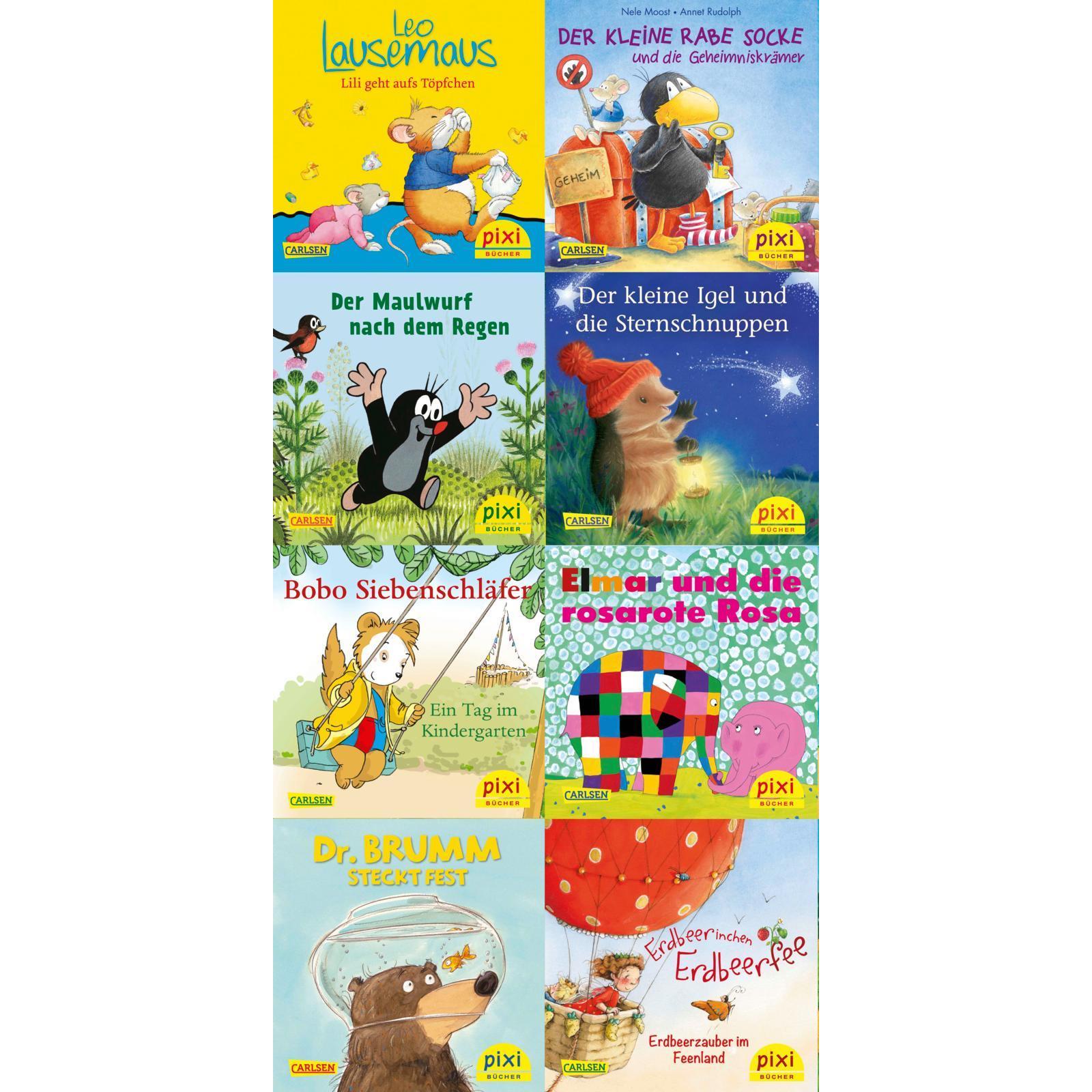 Die beliebtesten Bilderbuch-Helden bei Pixi (8x8 Exemplare), Kinderbücher von Michael Ende, Nele Moost, Ingo Siegner, An...