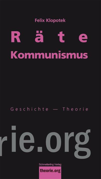Produktbild Rätekommunismus (Deutsch, Felix Klopotek, 2021)