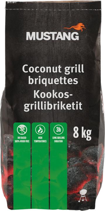 Mustang Coconut Grill Briquettes 8 kg (8.10 kg)