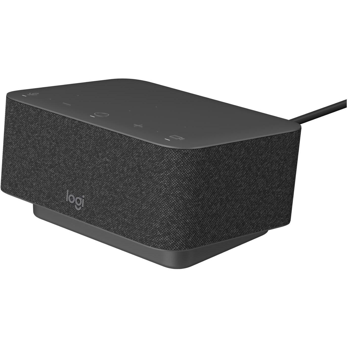 Logitech Logi Dock (USB-C, 7 Ports), Dockingstation + USB Hub, Grau