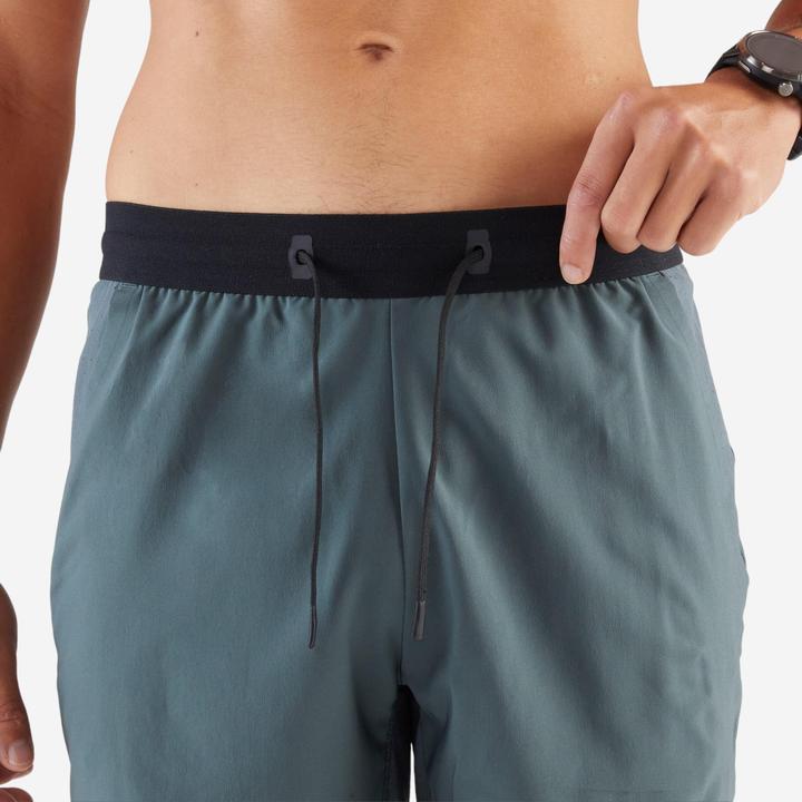 Image du produit Kiprun Short de running Homme - Run 500 Dry Vert foncé grisé (M)