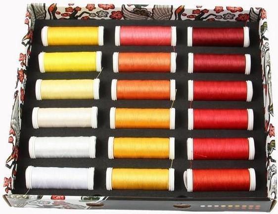 Produktbild Stickgarn-Box mit 72 Farben (260 m)