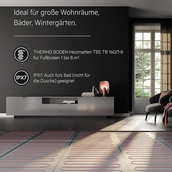 Image du produit AEG Haustechnik Basis Thermo Boden TBS TB 160/6 Set Plus, chauffage au sol électrique, set complet 6 m², 160 W/m²