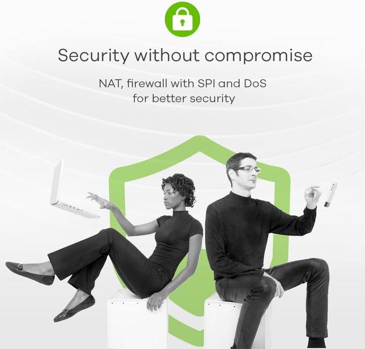 Actual product image Zyxel DX3301-T0 VDSL2 AX1800 5-port Super Gateway WL Router