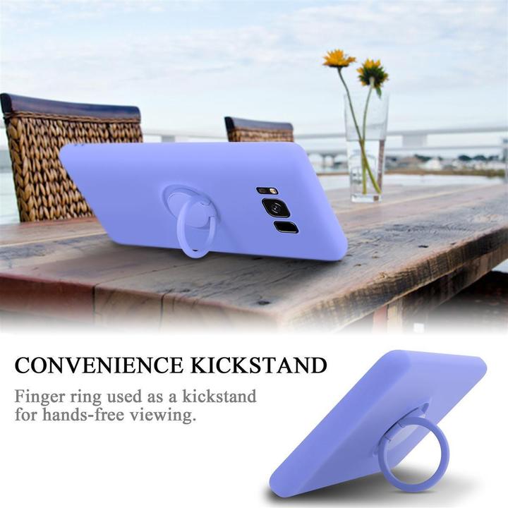 Actual product image Cadorabo TPU Liquid Ring Silicone Case Cover (Samsung Galaxy S8+)