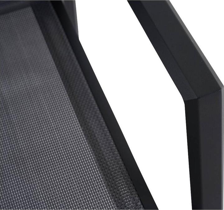 Produktbild Siena Garden Tauro Stapelsessel, matt anthrazit Alu, Textilbezug royal-grey