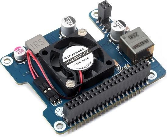 Actual product image WaveShare PoE HAT for Raspberry Pi 5
