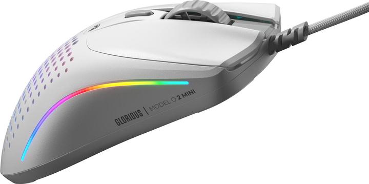 Produktbild Glorious Model O 2 Mini Gaming Maus, RGB - weiss (Kabelgebunden)