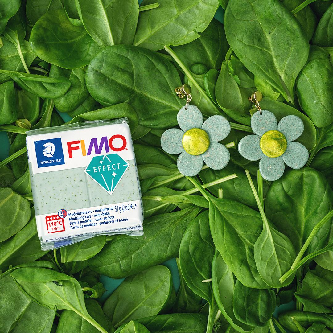 Thumbnail - 6x Fimo Effect Soft Knete botanisches Grün 57gr.