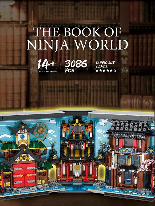 Actual product image ReoBrix Ninja World Book