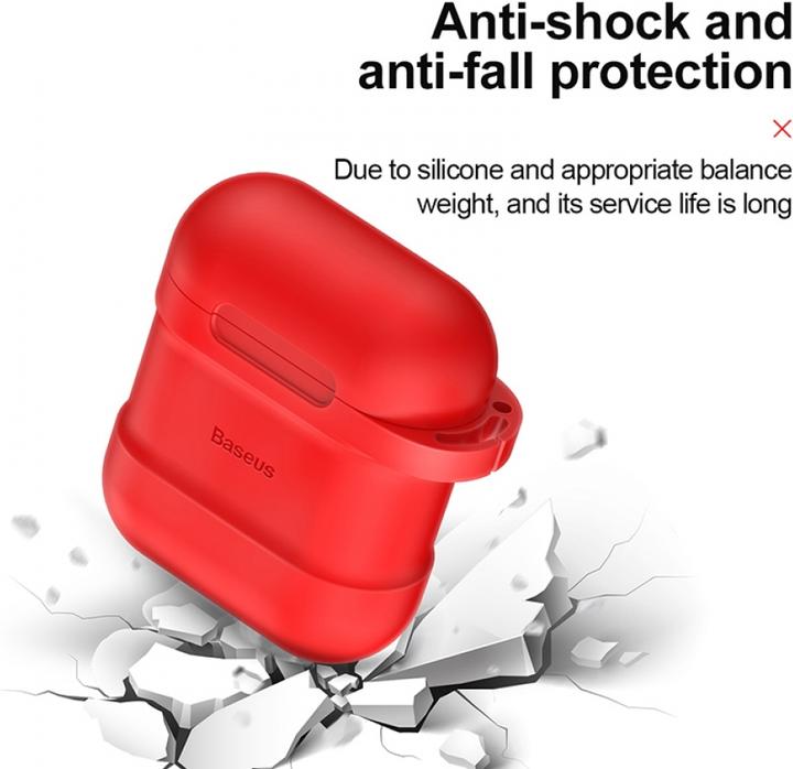 Actual product image Baseus Airpods cover silicone case