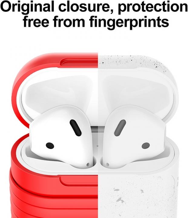 Actual product image Baseus Airpods cover silicone case