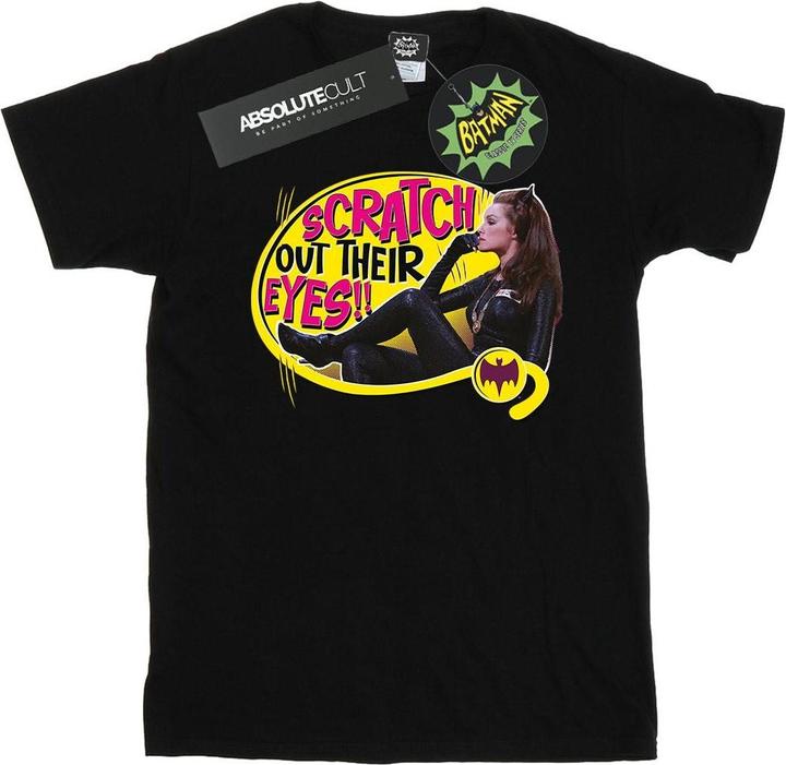 Actual product image Mens Batman TV Series Catwoman Scratch T-Shirt (XL)