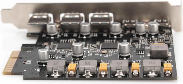 Produktbild Digitus PCIe Karte 2x USB-C + 3x USB A