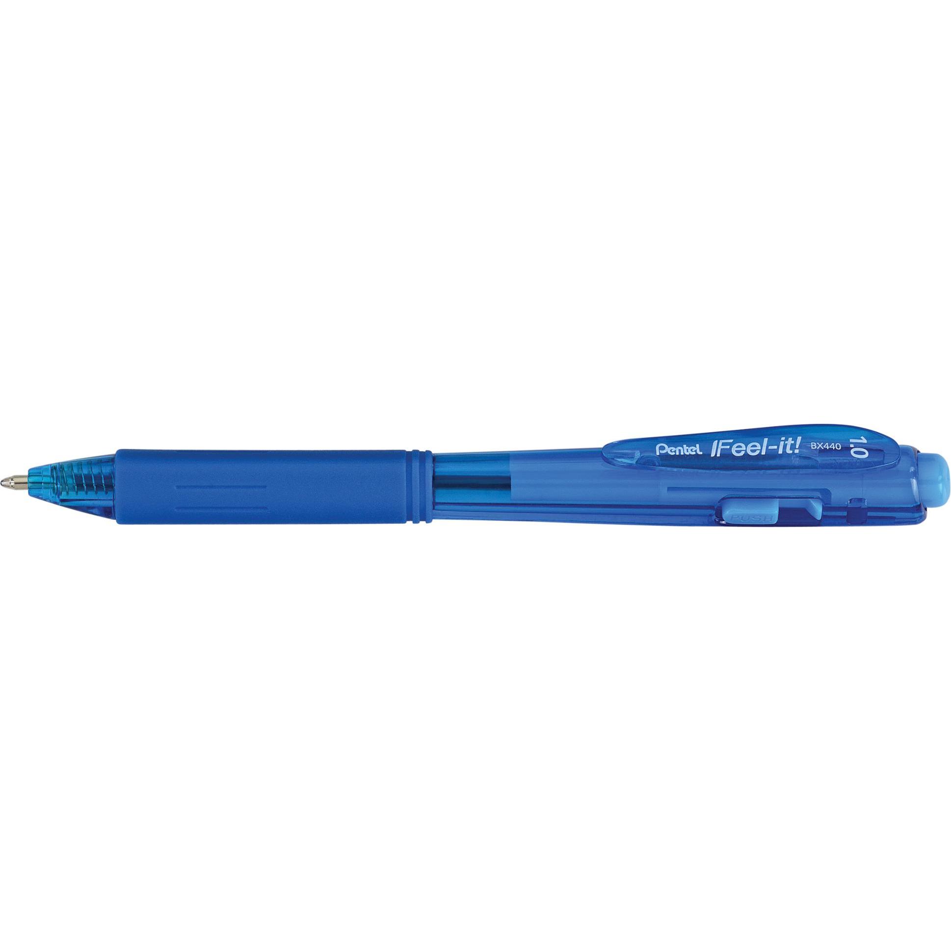 Pentel, Schreibstifte, Kugelschreiber BX440 blau Schreibfarbe (Blau)