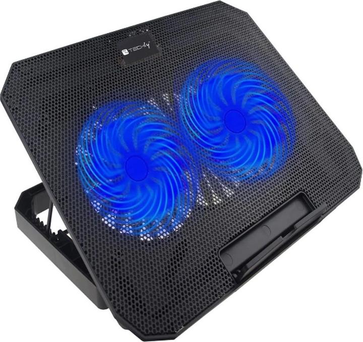 Produktbild Techly Laptop-Kühlpad bis 17 cm, beleuchtet