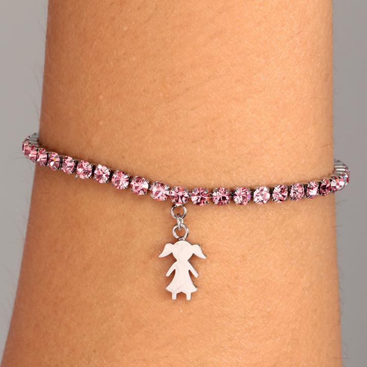 Immagine prodotto La Petite Story Tennis Br Family Acciaio Rosa Cr (19 cm, Acciaio inossidabile)