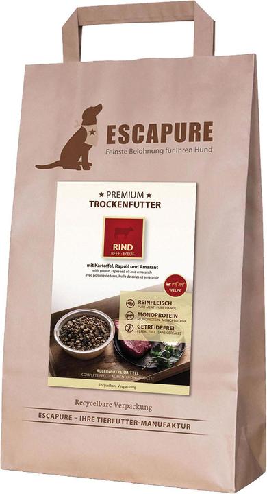 Produktbild Escapure Welpe Premium Rind (Welpe + Kitten, 1500 g)