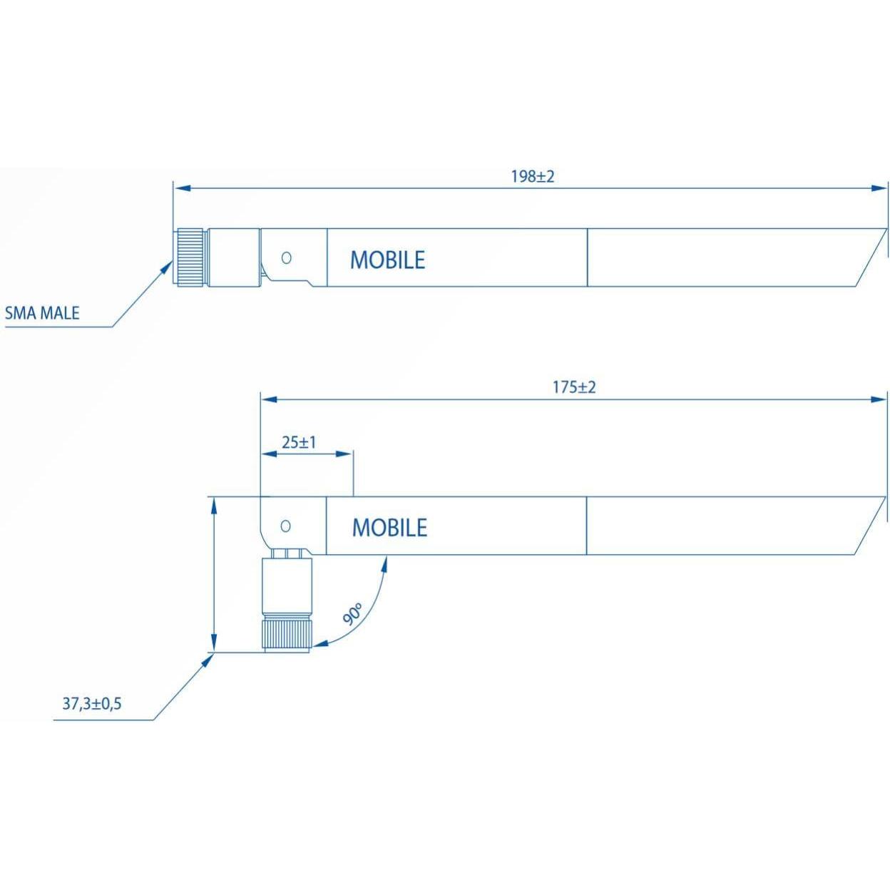 Thumbnail - Teltonika NETWORKS Antenne Mobile SMA, NETWORKS Antenne Mobile, Netzwerkantenne