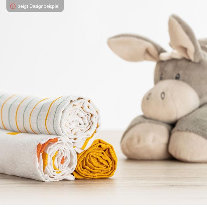 Actual product image La Loona LaLoona muslin nappies & muslin cloths Muslin nappies / muslin cloths / burp cloths OEKO-TEX® 3-pack (70 cm, 70 cm)