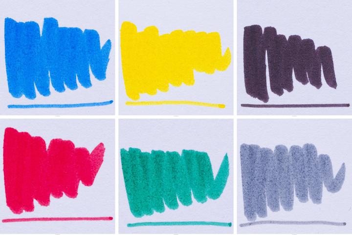 Produktbild Bruynzeel Fineliner Set 6 Farben Basic (6x)