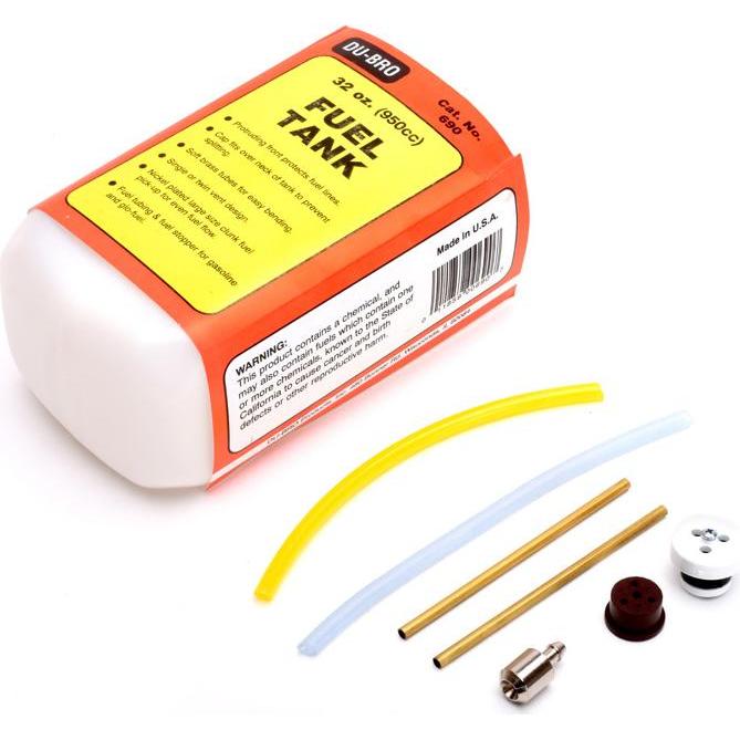 Thumbnail - Du-Bro 909ml Kraftstofftank, 76 x 94 x 197mm