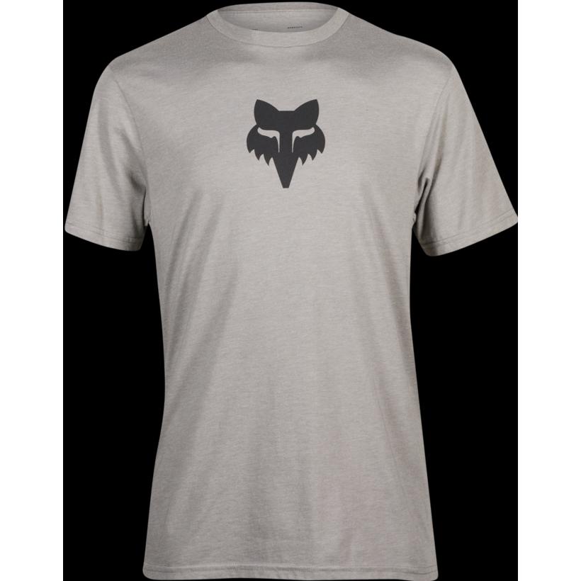 Fox, Herren, Shirt, Tee 23 F-Head Ss Prem Grey M, Grau, (M)