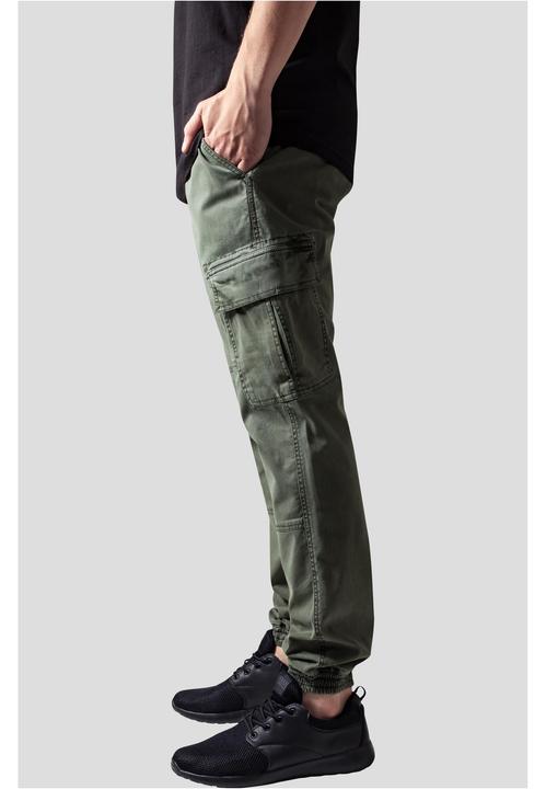 Actual product image Urban Classics Washed Cargo Twill Jogging Pants (Frequency band 38 (2600 MHz))