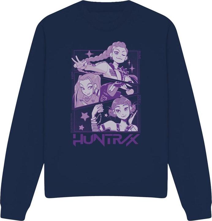 Image du produit K-Pop Demon Hunters - Sweat motif Huntr/X style Panneau - Adulte (L)