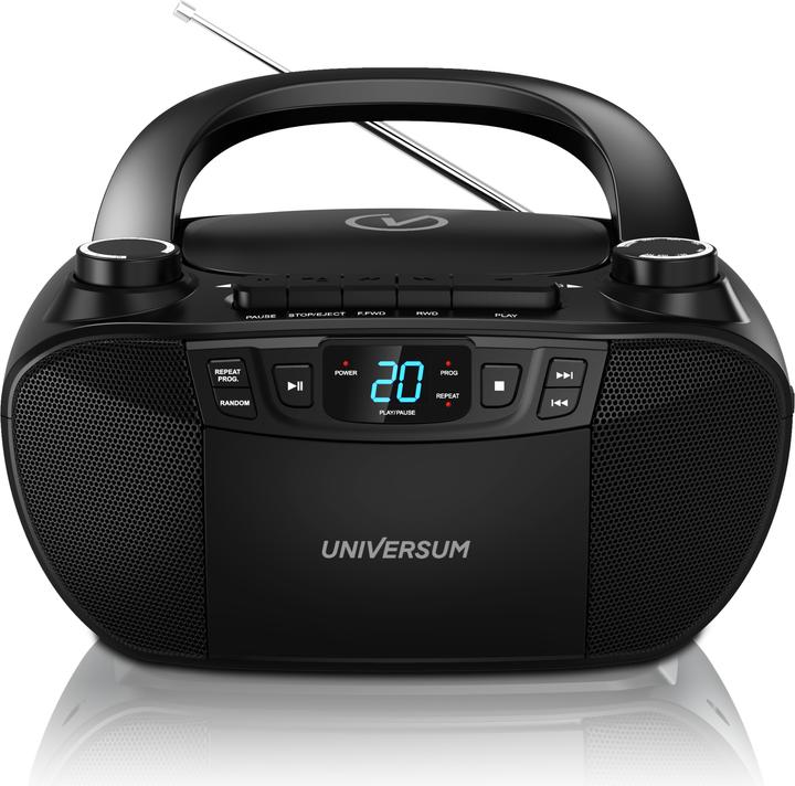 Produktbild Magni Universum BB 200 - tragbarer CD-Player mit Radio und Kassette - einfache Bedienung für Kinder & Seni (AM, FM)