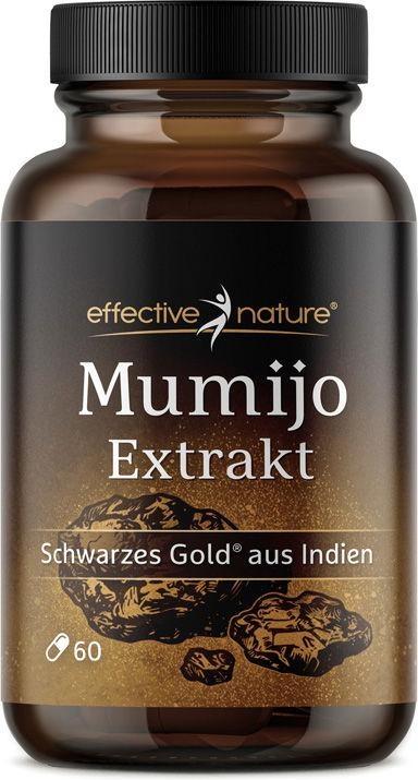 Actual product image Effective Nature Mumijo Shilajit (60 Piece, Capsules, 37 g)