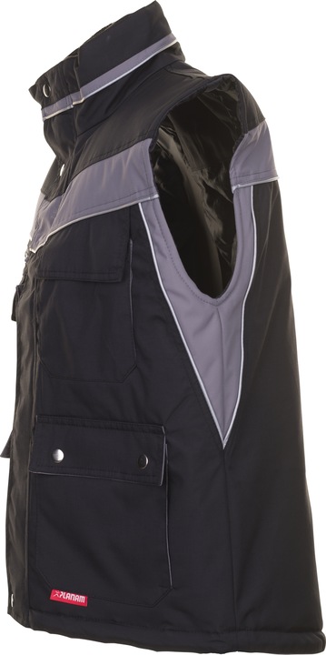 Produktbild Planam unisex Winterweste PLALINE schwarz, zink Grösse L (L)