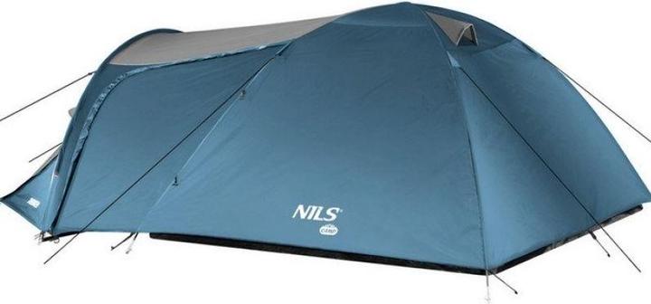Produktbild Nils Nc6012 Blaues Und Graues Trekker Camp Campingzelt (Tunnelzelt, 4.60 kg, 4 Personen)