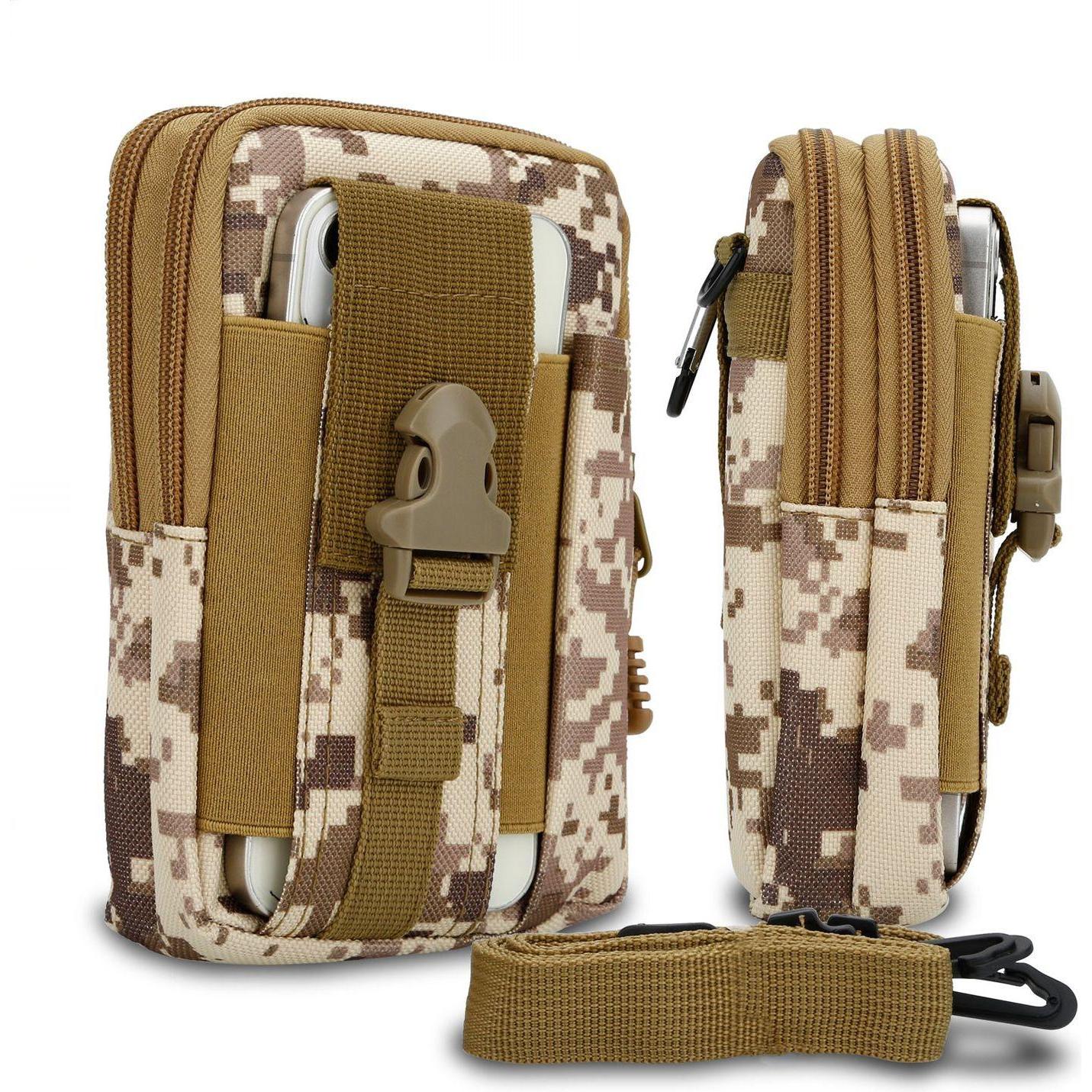 Cadorabo Handytasche für Apple iPhone 6 / 6S Hülle im Militär Style (Apple iPhone 6), Smartphone Hülle, Beige