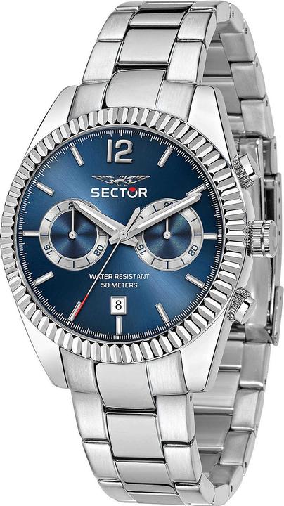 Actual product image Sector R3253240006 Series 240 Dual Time 41mm 5ATM (Sports watch, 41 mm)