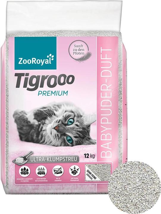 Produktbild Zooroyal Tigrooo Babypuderduft (Klumpend, 12 kg)