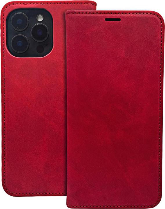 Produktbild OEM Smart Suede case for Samsung Galaxy S25 FE red (Samsung Galaxy S25)