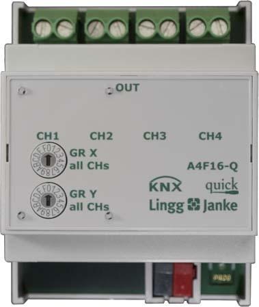 Lingg & Janke Janke Q79234 KNX quick switching actuator (Switch actuator)