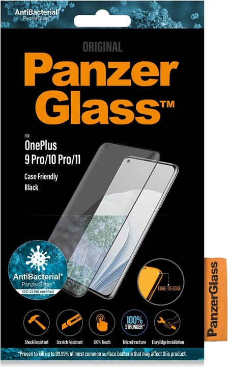 Actual product image PanzerGlass Case Friendly (1 Piece, OnePlus 10 Pro, OnePlus 9 Pro, OnePlus 11)