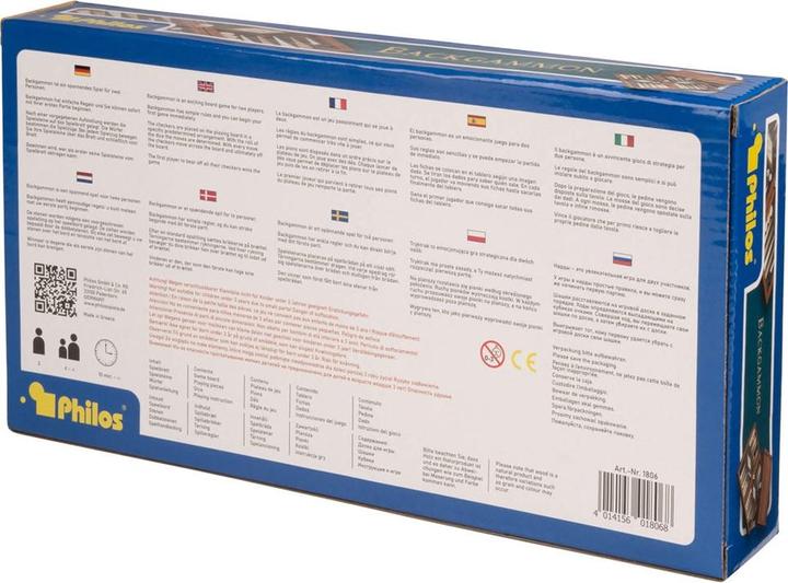 Produktbild Philos Backgammon Kythira (Deutsch, 2 Spieler)