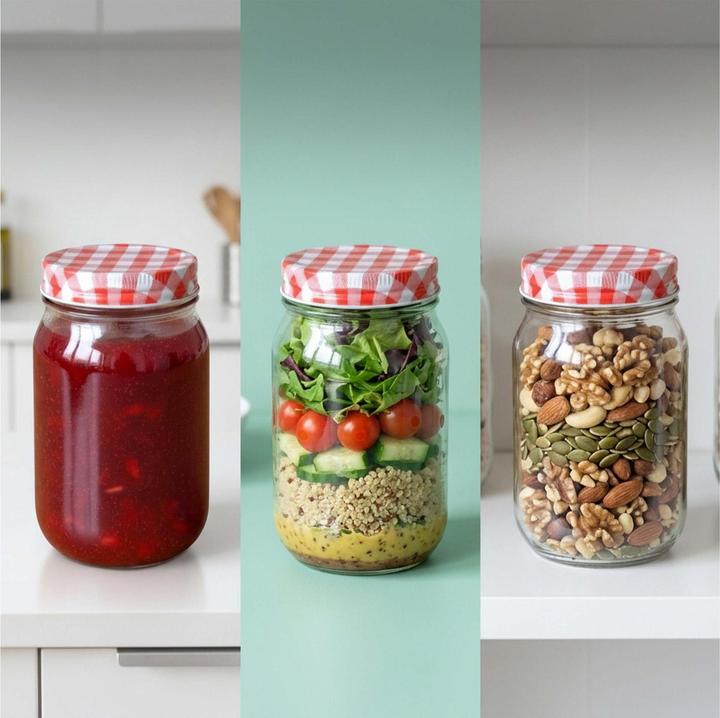 Actual product image Relaxdays Preserving jar set (50 pcs., 0.40 l)