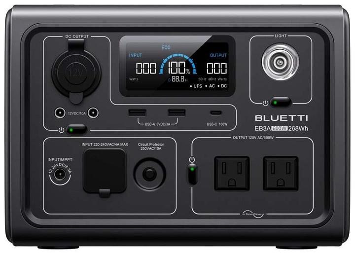 Actual product image Bluetti EB3A (268 Wh, 4.60 kg)